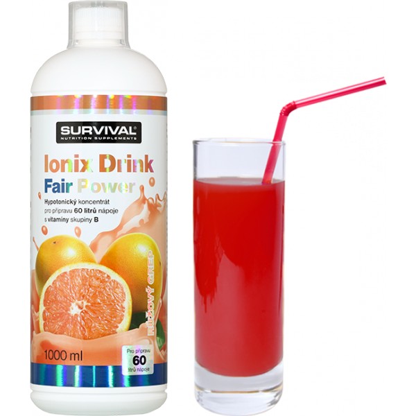 Ionix Drink Fair Power - 1000 ml, meruňka 2 meruňka