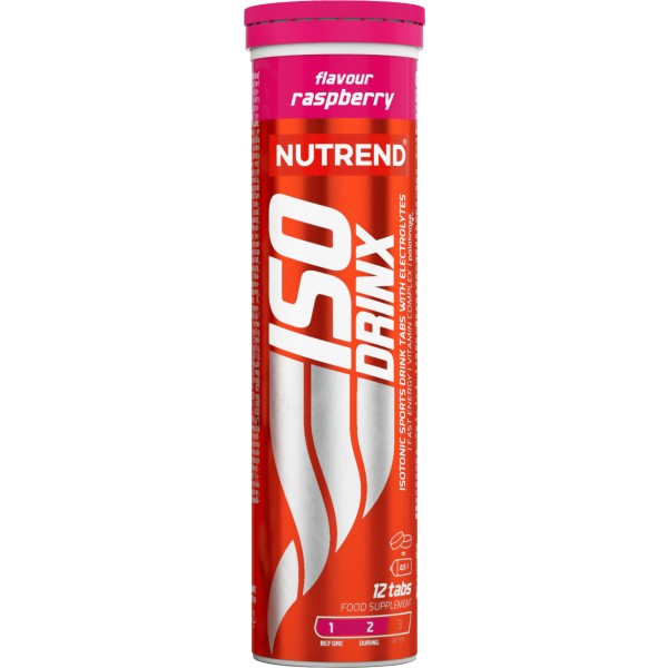 Isodrinx Tabs - 12 tbl, malina 3 Isodrinx Tabs - 12 tbl, malina - Obrázek 3
