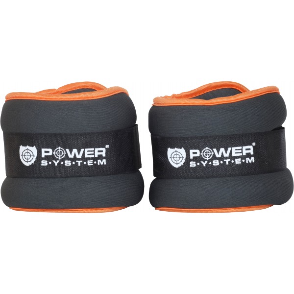 Zátěže na kotník Ankle Weight Ergo - 1 pár, 2 kg - šedo-oranžová 2 1 kg - šedo-oranžová