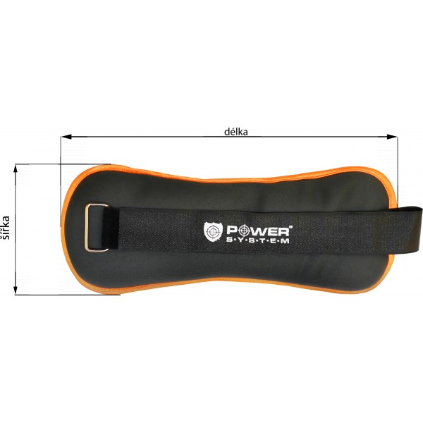 Zátěže na kotník Ankle Weight Ergo - 1 pár, 2 kg - šedo-oranžová 4 Zátěže na kotník Ankle Weight Ergo - 1 pár, 2 kg - šedo-oranžová - Obrázek 4