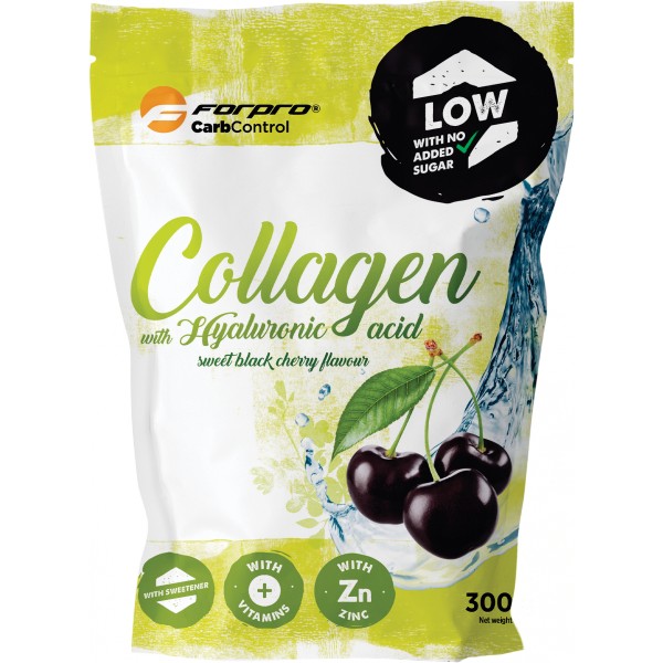 Kolagen s kyselinou hyaluronovou ForPro® - 300 g, broskev 2 hruška