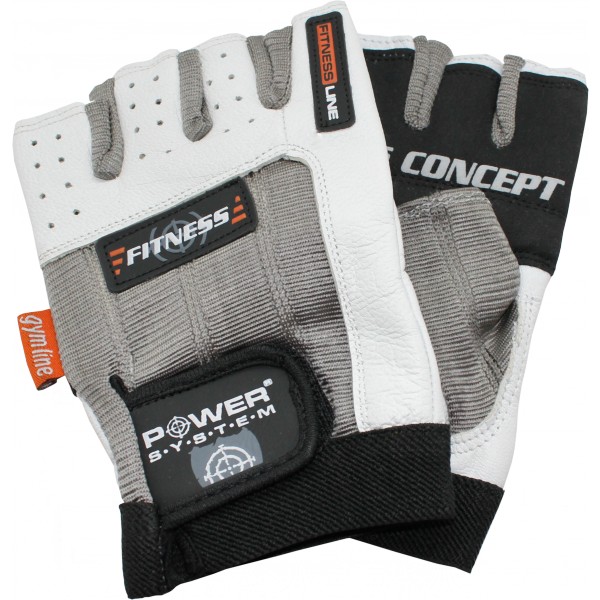 Rukavice Fitness - 1 pár, L - bílo-černé 5 Rukavice Fitness - 1 pár, L - bílo-černé - Obrázek 5