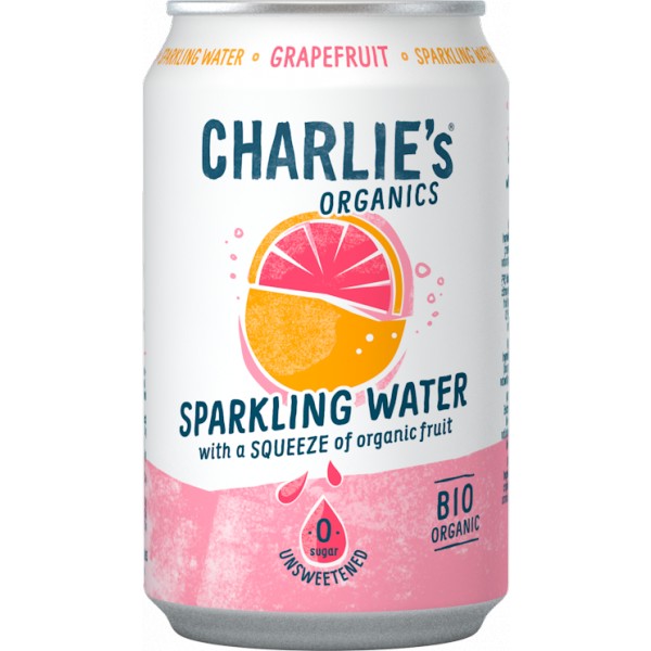 Charlie´s Organics Sparkling Water - 330 ml, grep 3 Charlie´s Organics Sparkling Water - 330 ml, grep - Obrázek 3