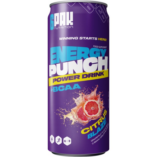 Energy Punch Power Drink - 250 ml, acai 1 Energy Punch Power Drink - 250 ml