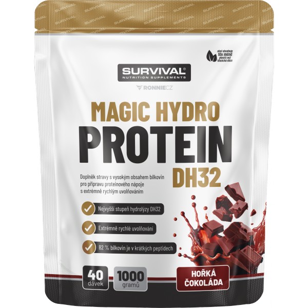 Magic Hydro Protein DH32 - 1000 g, ledová káva 1 Magic Hydro Protein DH32 - 1000 g