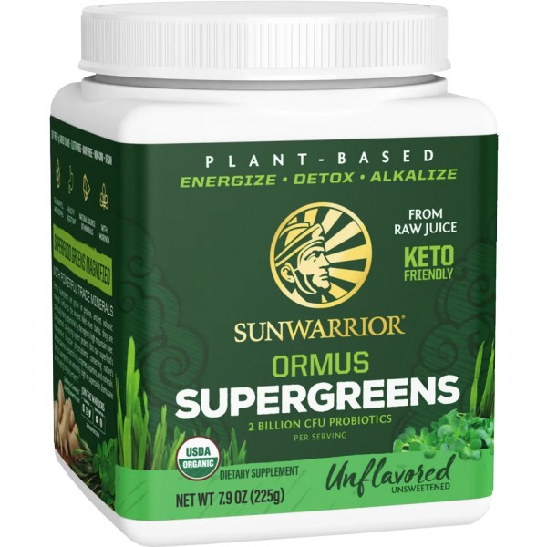 Ormus Supergreens - 225 g, bez příchuti 1 Ormus Supergreens - 225 g