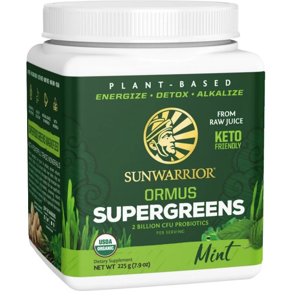 Ormus Supergreens - 225 g, bez příchuti 2 máta