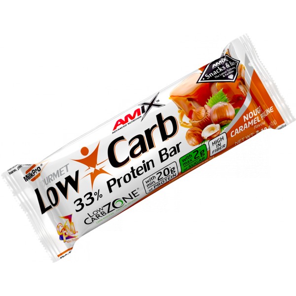 Low Carb 33 % Protein Bar - 60 g, nugát-karamel 5 Low Carb 33 % Protein Bar - 60 g, nugát-karamel - Obrázek 5