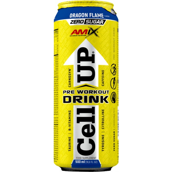 CellUp Pre Workout Drink - 500 ml, pitahaya 4 CellUp Pre Workout Drink - 500 ml, pitahaya - Obrázek 4