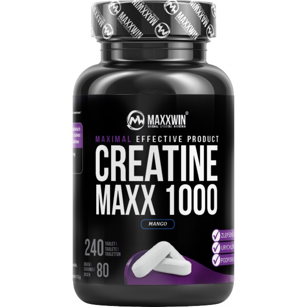 Creatine Maxx 1000 - 240 tbl, zelené jablko 3 Creatine Maxx 1000 - 240 tbl, zelené jablko - Obrázek 3